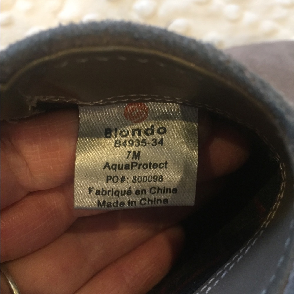 Blondo Tan Leather Ankle Boots - Picture 4 of 6